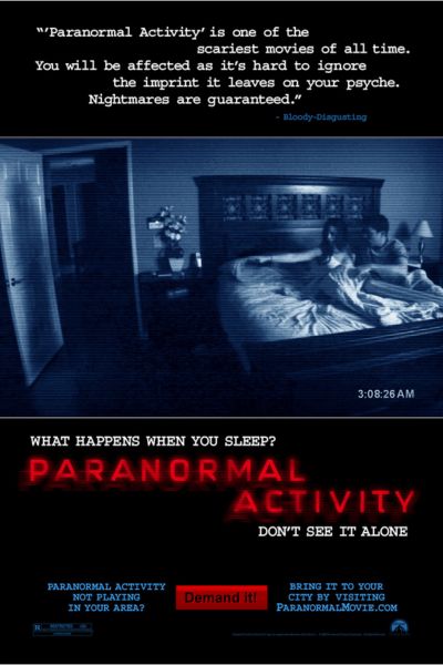Download Paranormal Activity 1 (2007) Dual Audio {Hindi-English} Msubs Bluray 480p | 720p