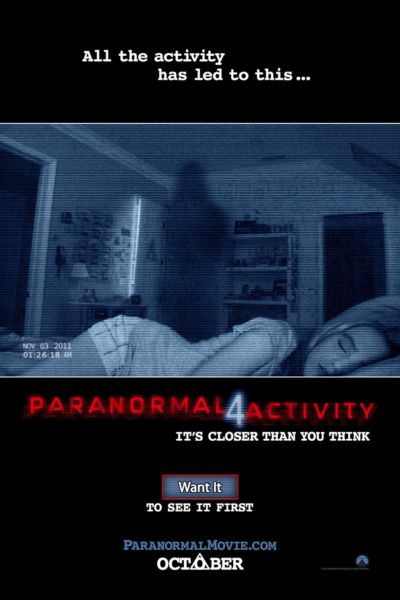 Download Paranormal Activity 4 (2012) {Hindi-English} 720p