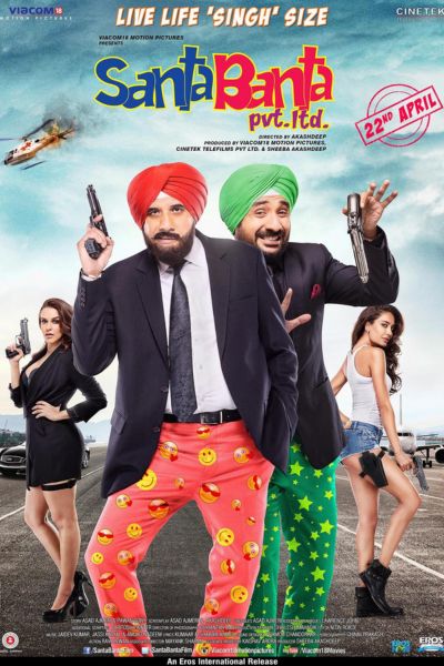 Download Santa Banta Pvt Ltd (2016) Hindi Full Movie HDRip 480p | 720p
